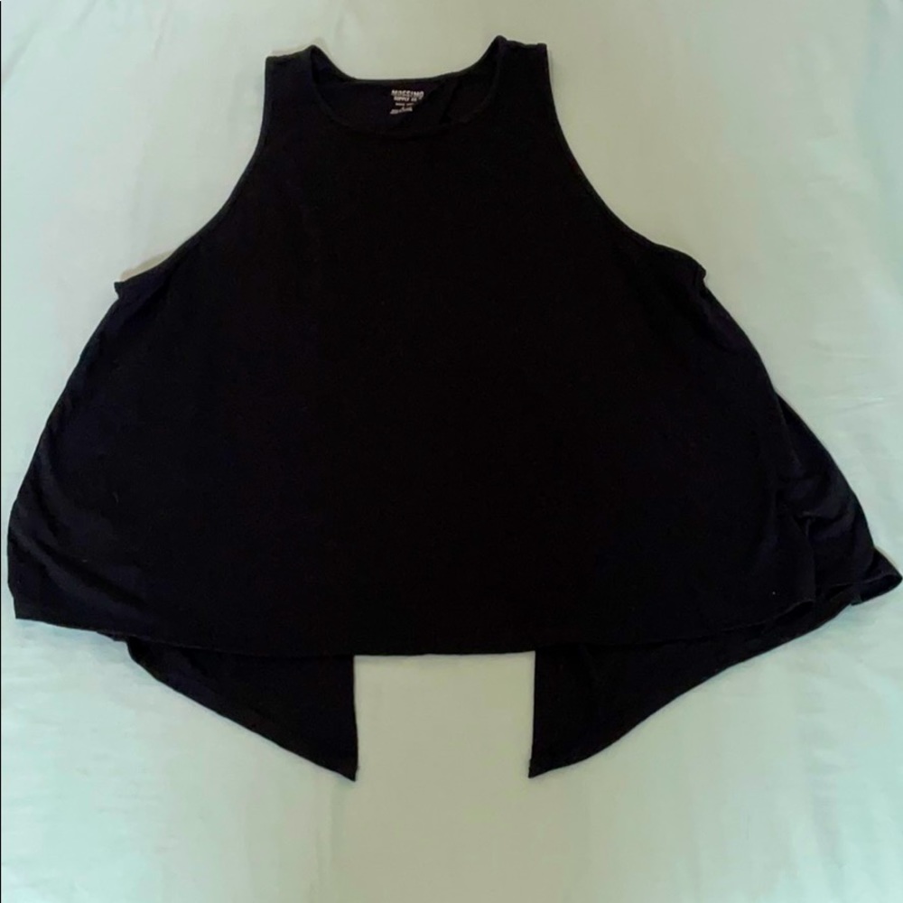 Mossimo black open back cover up top